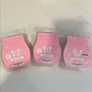Scentsy Berry of Paradise Wax Bars - Light Pink Set of 3